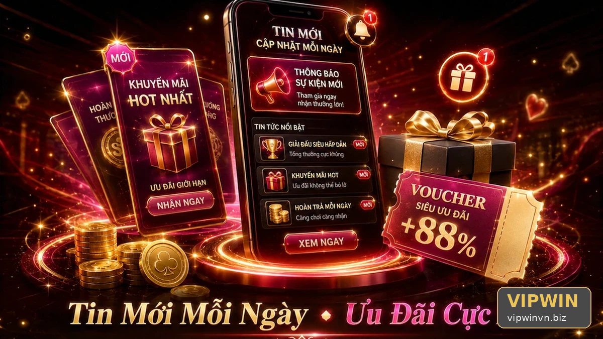 VIPWIN và KHUYẾN MÃI: đọc chi tiết giao diện theo góc kiểm chứng theo tên miền; trọng tâm kiểm tra trò chơi hợp lệ và các trường hợp bị loại trừ