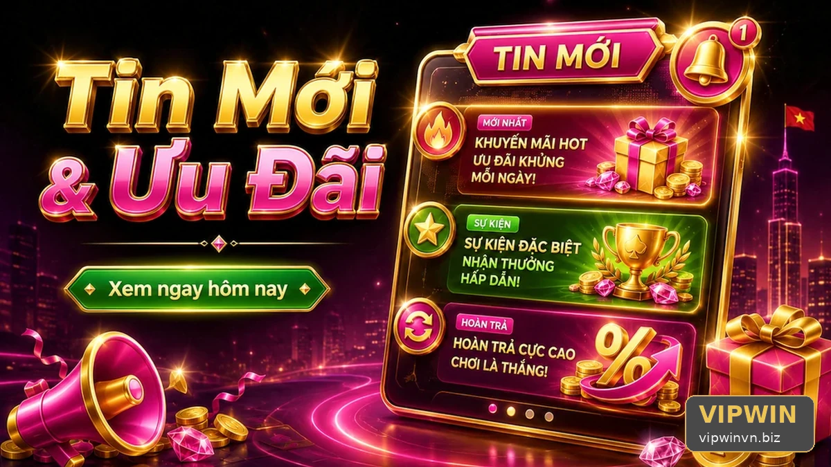 VIPWIN: Đọc Chi Tiết Giao Diện Tin Mới Và Ưu Đãi – Ghi Chép Kết Quả Để Đánh Giá Thói Quen Thay Vì Tìm Công Thức Thắng | Góc Kiểm Chứng Theo Tên Miền vipwinvn.biz